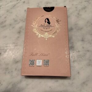 Full Shine 22 Inch U Tip Human Hair Extensions 50g Color 1B Off Black Remy Hair